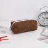 Estojo de Lápis Floral Pequeno Ins Simples Grande Capacidade Estojo de Lápis de Alto Valor Bolsa de Armazenamento para Estudantes Estojo de Papelaria Papelaria