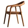 Silla de Comedor Shumate Silla Estilo Chino Silla de Madera Maciza Nórdica Silla con Respaldo para Estudio Negociación Simple Hogar Silla de Madera Maciza