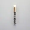 Cepillo de Limpieza, Cepillo para Pestañas, Hermoso Cepillo para Injerto de Pestañas, Cepillo para Lavado Nasal, Eliminación de Puntos Negros en los Lados de la Nariz, Brocha de Maquillaje de Cabeza Plana de Micra, Belleza de Cristal