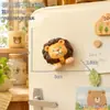 Ímã de geladeira de animal veado de desenho animado Decoração 3D para geladeira Novo modelo 2026 Quadro de avisos DIY Adesivo de mensagem