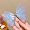 Accesorios para el Cabello Antiguos Hanfu para Niños Nuevo Hada Mariposa Grande Móvil Pasador para el Cabello Niñas Perla Gradiente Tarjeta para el Cabello