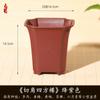 Maceta cuadrada creativa de tubo para letrero, maceta para flores, planta suculenta, cálamo, maceta bonsái en maceta, maceta simple cuadrada de resina para cintura, mayoreo