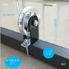 Polea de rodamiento fijo de tubo cuadrado suspensión silenciosa modificación DIY remo de tracción doble cabezal curl de bíceps accesorio de fitness