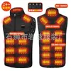 Colete de Aquecimento Outono e Inverno Transfronteiriço, Roupa de Aquecimento Inteligente, Roupa Aquecida, Colete de Aquecimento Elétrico USB, Colete de Aquecimento com Temperatura Constante
