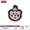 En Stock Múltiples Colores y Especificaciones Oso Bordado Clásico Parche de Oso Bordado para Toalla Accesorios para Ropa Infantil Parche