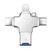 Conversor Cruzado Quatro em Um Adaptador Apple 15 Usb3.0 Leitor de Cartão Tf para Drone Tipo-C