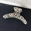 A nova coleção de outono da A-Lan: Presilhas de cabelo de acetato estilo coreano com designs de estrela e estampa de leopardo, espessadas para maior durabilidade, adequadas para penteados semi-presos e coques, presilhas de tubarão, acessórios de cabelo