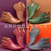 Otoño e invierno 2020 gigante TWIPS punto Amazon estación independiente wish Europa y Estados Unidos comercio exterior lazo bota romana corta