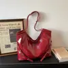 Bolso de Hombro Retro de Colores Otoño e Invierno, Gran Capacidad, Elegante y Versátil, Bolso de Hombro Texturizado, Bolso de Nicho, Nuevo Bolso de Axila