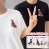 Bordado Hecho a Mano DIY Bordarse Uno Mismo Ropa Letras de Pareja Apellido Camiseta de Manga Corta Paquete de Materiales para Hacer Bordado para Novio