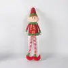 Explosiones Transfronterizas Adornos para Árbol de Navidad Muñeco Elfo de Piernas Largas de 55 cm Decoración de Ventana Regalos de Navidad