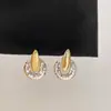 Pendientes Geométricos de Gota de Agua con Hielo Picado Lujo Ligero Gama Alta Exquisitos de Moda Pendientes Pequeños de Nicho Personalidad Bloques de Color Pendientes para el Trabajo