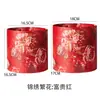 Serie Flores Espléndidas de Año Nuevo Cubo para Abrazos Ramo de Nochevieja Caja Redonda para Regalo DIY Arreglo Floral Cubo Venta al por Mayor