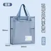Bolsa Portátil para Libros, Bolsa Engrosada para Tutorías, Bolsa para Estudiantes de Primaria para Tutorías, Bolsa de Malla de Doble Capa de Gran Capacidad para Almacenamiento de Libros de Texto