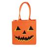 Nova Bolsa de Feltro para Doces de Halloween Bolsa de Festa Infantil Decoração Bolsa com Rosto Engraçado Abóbora Bolsa de Mão de Feltro