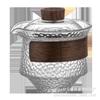 Taza Expreso de Vidrio Resistente al Calor Olla Única Dos Tazas Set de Té de Viaje Portátil Exterior Oficina Individual Doble Cafetera de Té