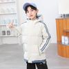 Ropa Acolchada de Algodón para Niños, Chaquetas Deportivas de Invierno para Niños para Exteriores, Chaquetas Acolchadas de Algodón con Capucha para Niños Medianos y Grandes, Ropa Acolchada de Algodón Cálida para Niños