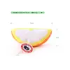 Juguete para Perro Mascota, Juguete para Perro para Molar y Sonido, Juguete para Limpieza de Dientes de Pato Solo/Sandía y Naranja