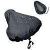Funda para asiento de bicicleta al por mayor de fábrica, cojín para bicicleta de exterior, funda protectora a prueba de polvo y lluvia con cordón.