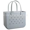 Bolsa de Compras de Palha para Mulheres, Bolsa de Praia Impermeável, Bolsa de Armazenamento para Camping, Viagem, Natação, Bolsa de EVA com Furos Multicolorida