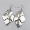Brincos da moda europeia e americana punk rock diamante folhas foscas brincos de borla fabricantes de brincos de personalidade atacado