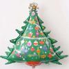 2024 Decoração de Natal Balão de Filme de Alumínio Decoração de Férias Layout Alce Bulbo Boneco de Neve Árvore de Natal Balão Atacado