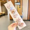 Pinzas para el Cabello de Alta Gama Estilo Bosque Que No Pellizcan la Cabeza, Pinzas para el Cabello Dulces de Dibujos Animados, Pinzas para el Cabello de Moño para Niñas Pequeñas, Accesorios para el Cabello Sin Costuras