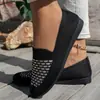 Zapatos planos cómodos y versátiles para mujer de estilo europeo y americano, nuevo modelo primavera/verano 2026, zapatos planos para mujer de comercio exterior para uso en exteriores, Amazon