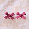 Estilo coreano elegante simples liga arco diy artesanal orelha studs brincos feminino acessórios para cabelo material atacado