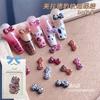 Arte de Uñas Nuevo Leopardo Lazo Joyería para Uñas Lindo Tridimensional Lazo Gato KT Usar Decoración Armadura Accesorios Pequeños
