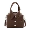 Bolso de Diseño Nicho Estilo Coreano para Mujer, Nuevo Bolso Casual de Moda Tipo Camisa 2025, Bolso Cruzado Sencillo de Moda