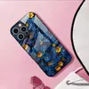 Aplicable a Apple 18PRO Funda de Vidrio Templado 17PROMAX Margarita Morada Amarilla Cubierta Protectora iPhone16 Flores 17E