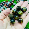 Cuentas de 16MM sin agujero piedra natural cristal piedra semipreciosa ágata cuentas redondas accesorios para joyería DIY material incrustado venta al por mayor