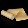 Papel de liberación de cuero de vaca de un solo lado color amarillo parduzco de 120g, troquelado, etiqueta espaciadora antiadherente de silicona industrial