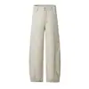 Jeans Masculino Bootcut Azul Lavado Retro Americano 2026 Outono Novo Marca Tendência Solto Perna Larga Casual Calças Longas