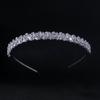 Acessórios Diários, Acessórios de Cabelo com Design Exclusivo, Estilo Elegante, Faixa de Cabeça Cravejada de Diamantes de Luxo Leve, Acessório de Cabeça Estilo Francês, Faixa de Cabeça com Zircônia