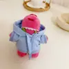 [Solo para Ropa] Conjunto de Ropa de Bebé Estilo Wang Sulong Liso Dragón Bollo Chaqueta y Falda Reemplazo