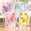 A7 Mariposa Soñadora Hojas Sueltas Portátil Desmontable Mini Cuaderno Bloc de Notas de Bolsillo Ins Lindo