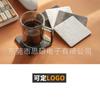 Posavasos de corcho de fieltro grueso de 5 mm, antisuciedad, antiescaldaduras, aislante térmico, para tazas de café, té y agua (paquete de 4)