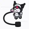 Tapa para pajita Sanrio, funda de silicona de grado alimenticio para pajita, tapa antipolvo para pajita de 10 mm, tapón para pajita de 8 mm