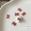 Accesorios de Uñas Artísticas Tendencia en Línea: Pajaritas Versátiles de Colores Mate 3D Decoraciones para Uñas de Resina DIY