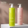 Pet500ml Cor Sólida Corpo de Garrafa Plástica Sabonete Líquido Shampoo Garrafa Tipo Pump Garrafa Cosmética