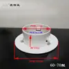 Tampa decorativa para cobrir buraco de parede de ar condicionado, tampa para buraco de passagem de tubo de aço, tampão oco redondo