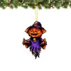 Nuevo producto transfronterizo en stock: Colgantes planos de acrílico de dibujos animados mixtos de Halloween y llaveros de acrílico