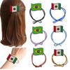 Estilo coreano simples bandeira estrangeira chapéu corda de cabelo corda de cabelo Etsy multicolorido nó corda de cabelo desenho animado criativo corda de cabelo