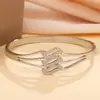 Pulseiras de Aço Inoxidável da Moda Europeia e Americana para Mulheres, Pulseiras Tendência, Acessórios de Moda para o Dia a Dia, Joias de Mão de Nicho de Luxo Leve, Fornecimento de Fábrica