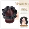 Aplique de Coque Baixo com Presilha de Garra para Mulheres, Acessório de Cabelo de Coque Fofo
