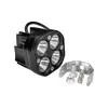 Luz LED de trabalho para carro 40W, farol modificado, alta frequência, super brilhante, holofote para motocicleta, veículo off-road, Quadrado Pequeno