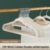 Cabides com Ombreiras Antiderrapantes para Organizar Roupas, Armazenamento para Guarda-Roupa Infantil, Sem Marcas e Antiderrapante