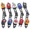Luz Traseira de Alumínio para Bicicleta Gem Luz de Capacete de Olho Único Luz Traseira de Advertência de Alto Brilho Acessórios Equipamentos para Ciclismo de Mountain Bike
